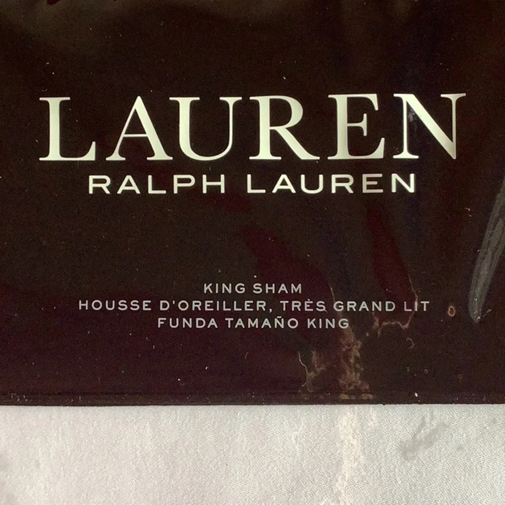 Ralph Lauren Spencer Border Sateen EuroSham.